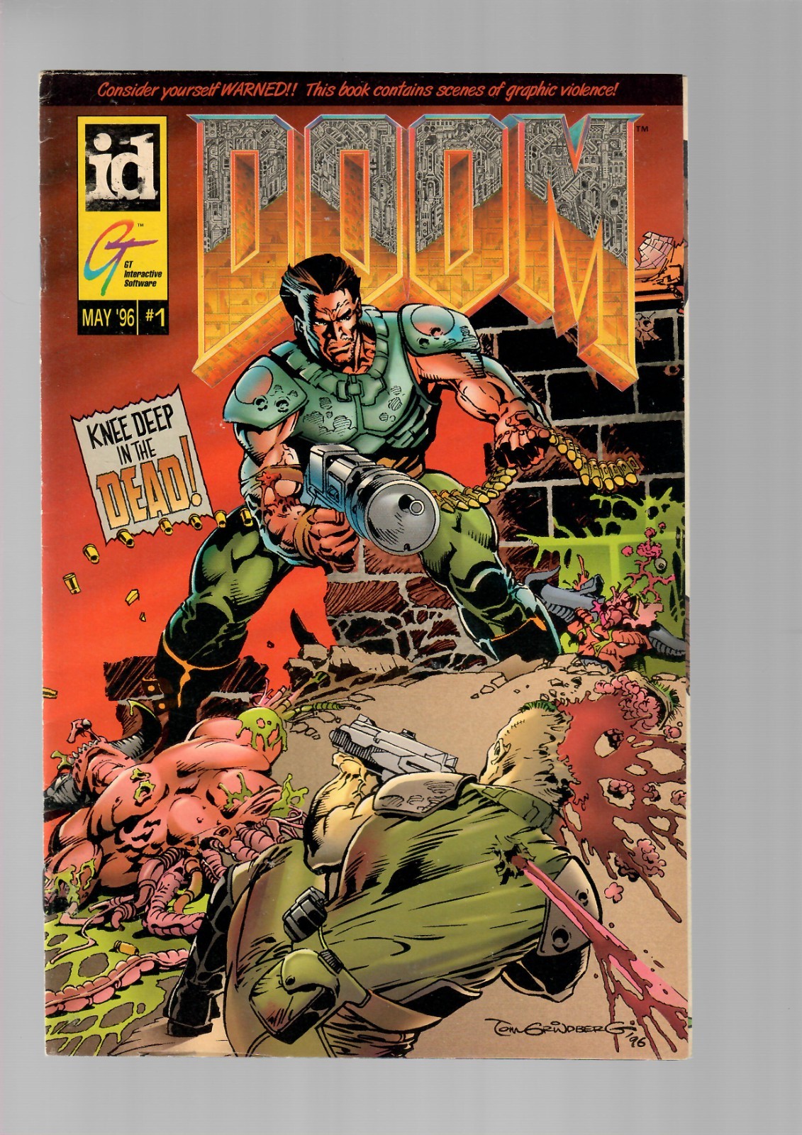 Doom (id) #1 FN 6.0 GT Interactive Software Based on Video Game GT Interact