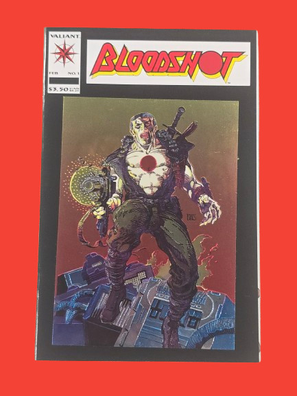 Bloodshot #1 1993 Valiant First Chromium Cover Barry Windsor-Smith 1st Print