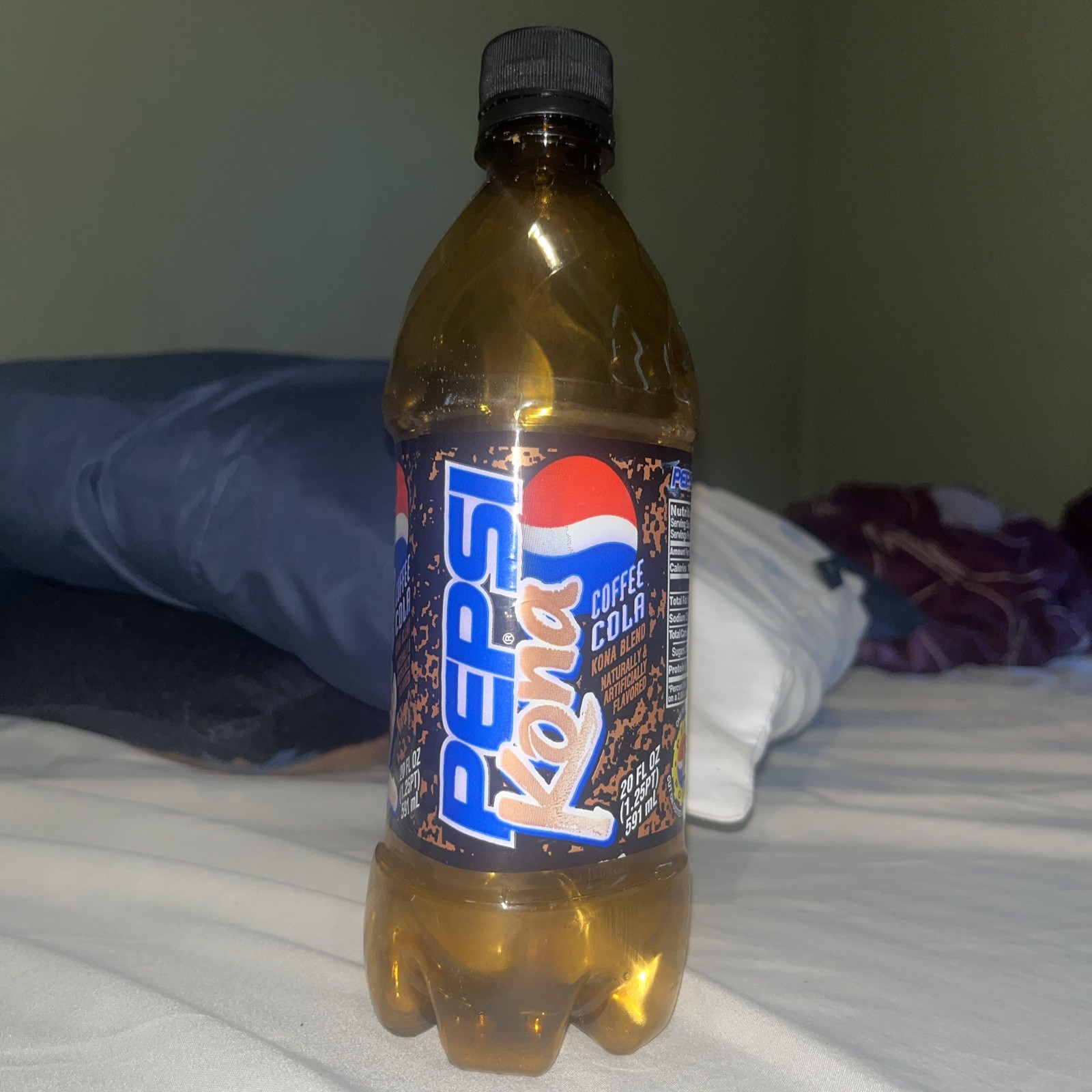 Pepsi Kona 1996 Test Market Bottle Open And Empty Damaged ￼