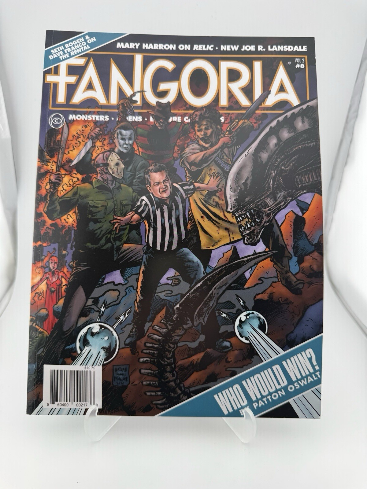 Fangoria Magazine Vol 2 #8 Jason Alien Leatherface Jaws Chucky Wrap Cover 2020