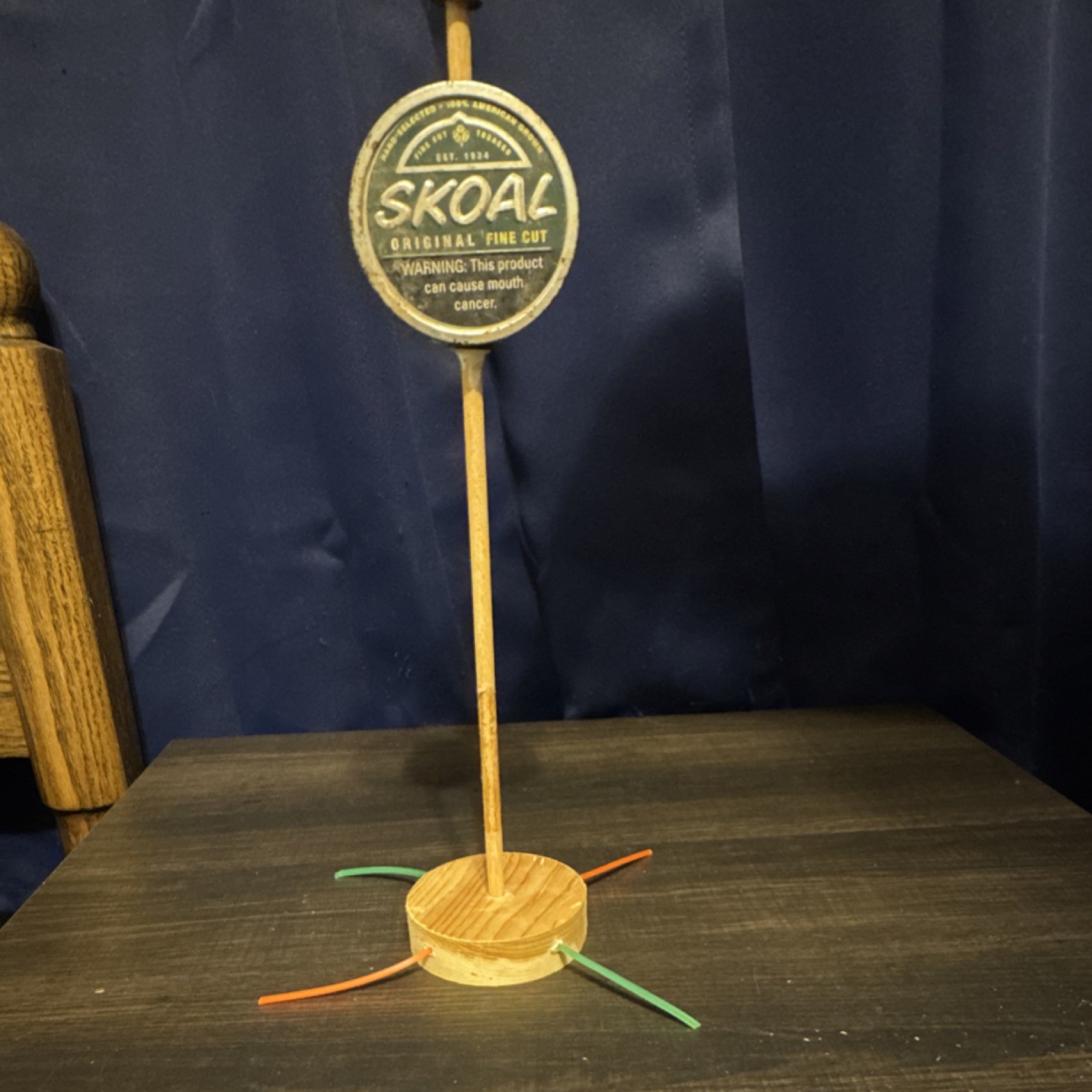 Homemade “antique weed eater”