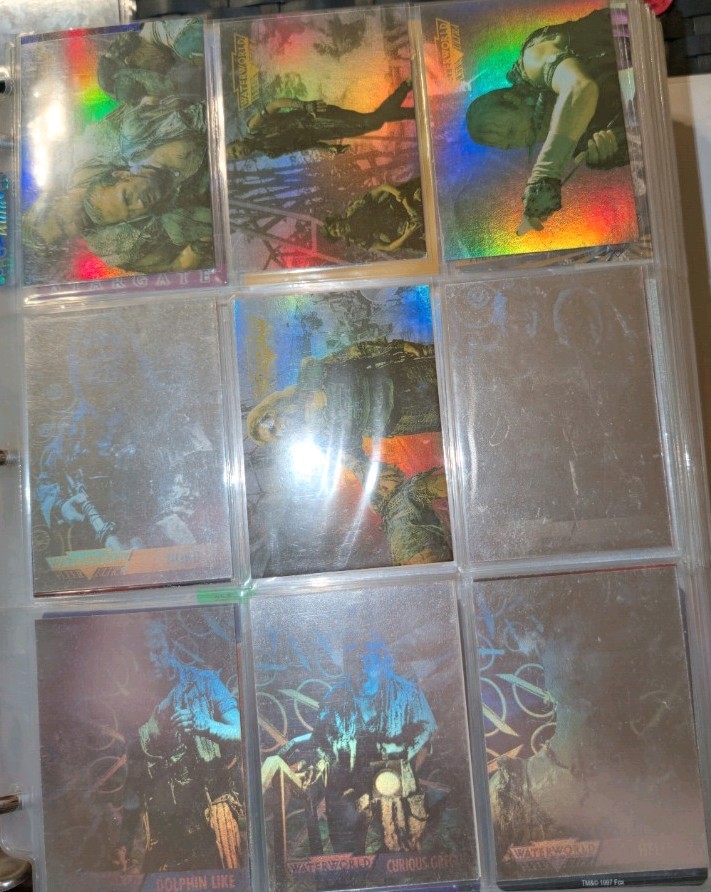 Set Of 9 Chase Cards - 1995 Fleer Ultra Waterworld Prism Foil