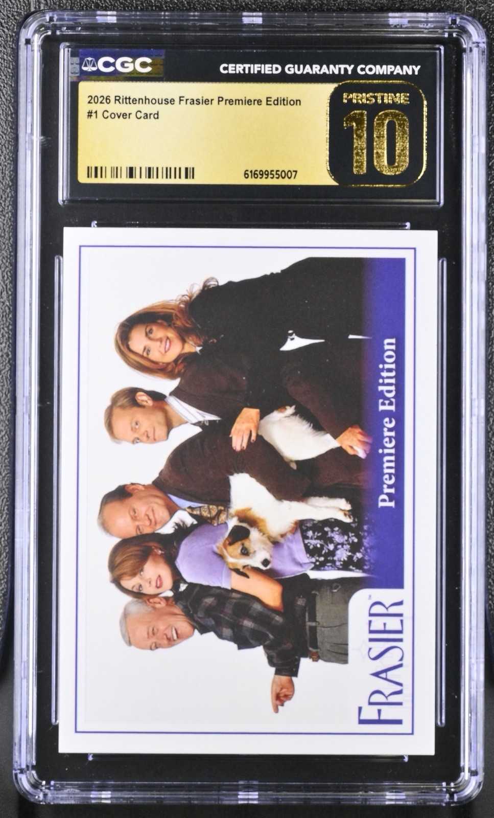 2026 Rittenhouse Frasier Premiere Edition Cover Card #1 Graded CGC Pristine 10