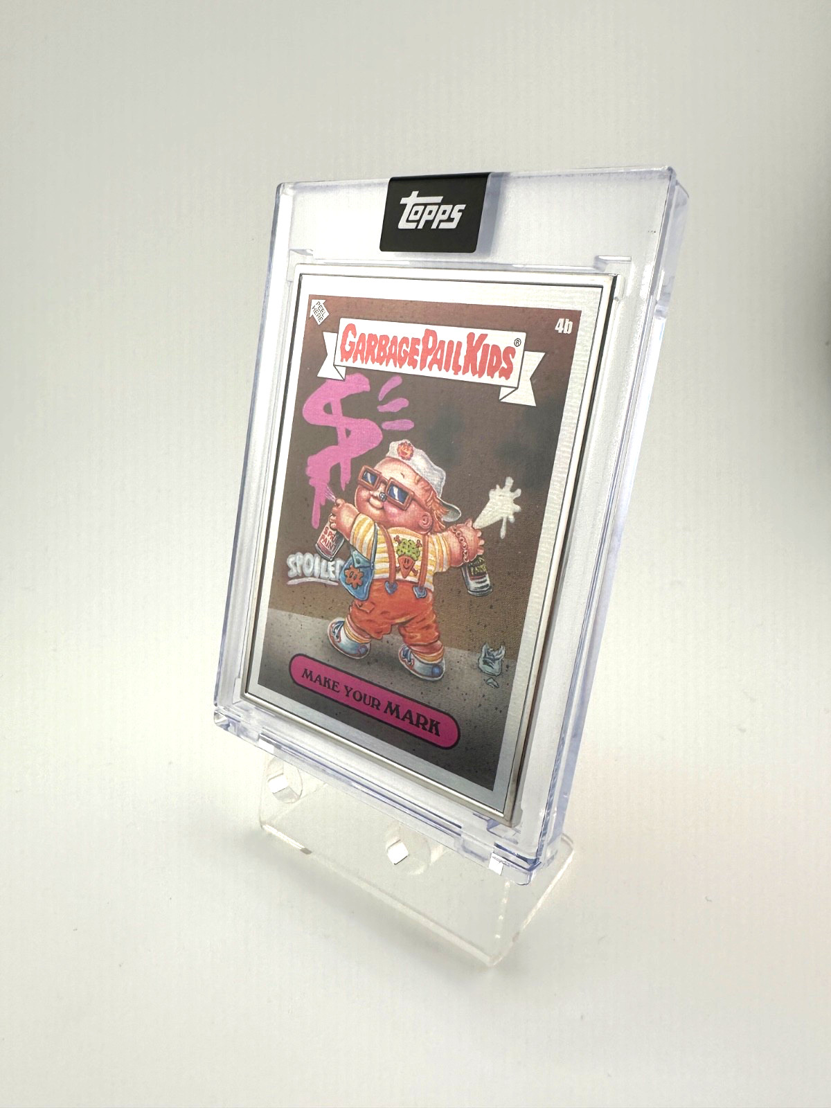 Topps Garbage Pail Kids  ~ Make Your Mark ~ numbered #10/21 ~  Slabbed HoloFoil