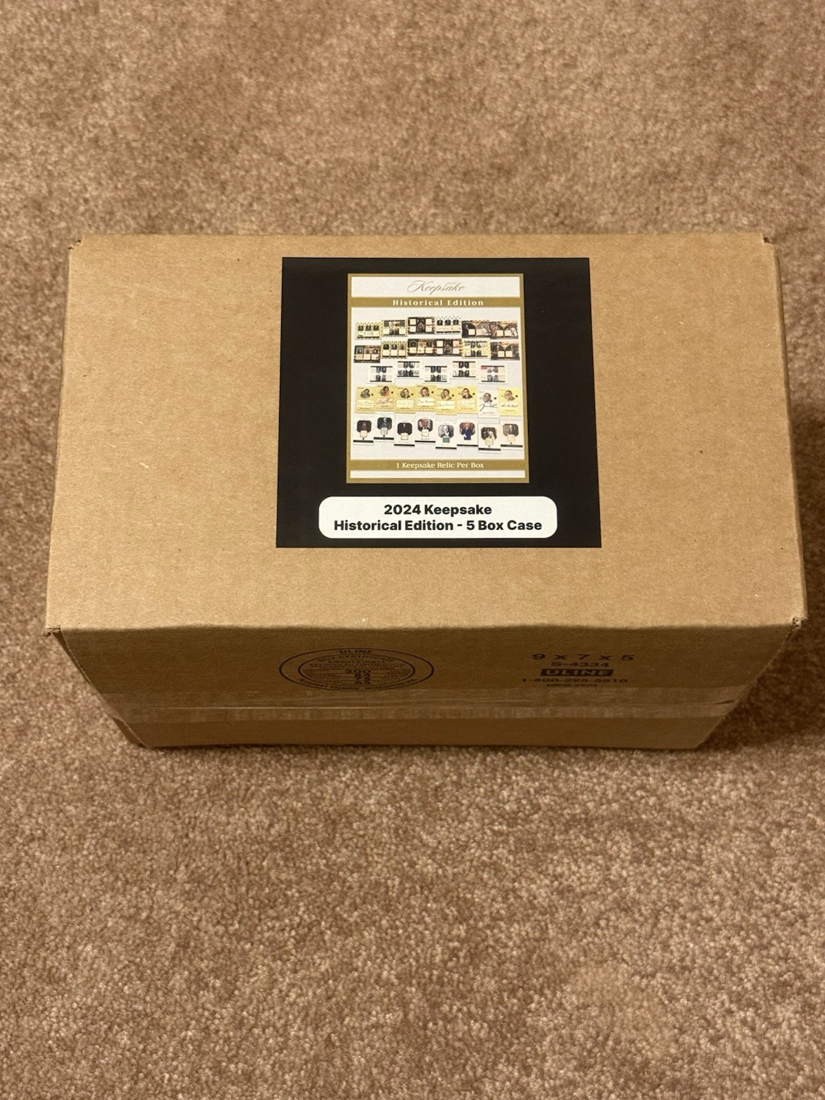 2024 Keepsake Historical Edition 5 Box Case Factory Sealed Relic Auto