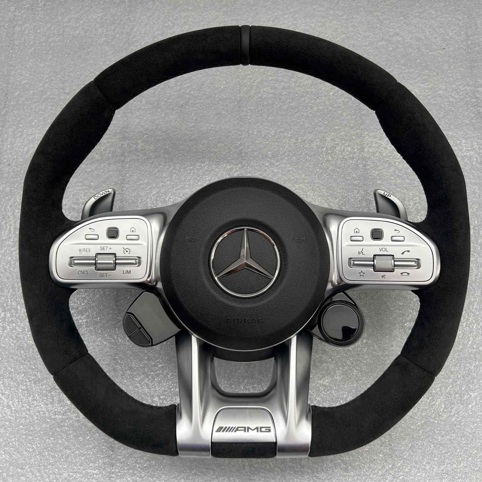 MERCEDES BENZ AMG ALCANTARA STEERING WHEEL A B C E GLE S GENUINE U88 GENUINE