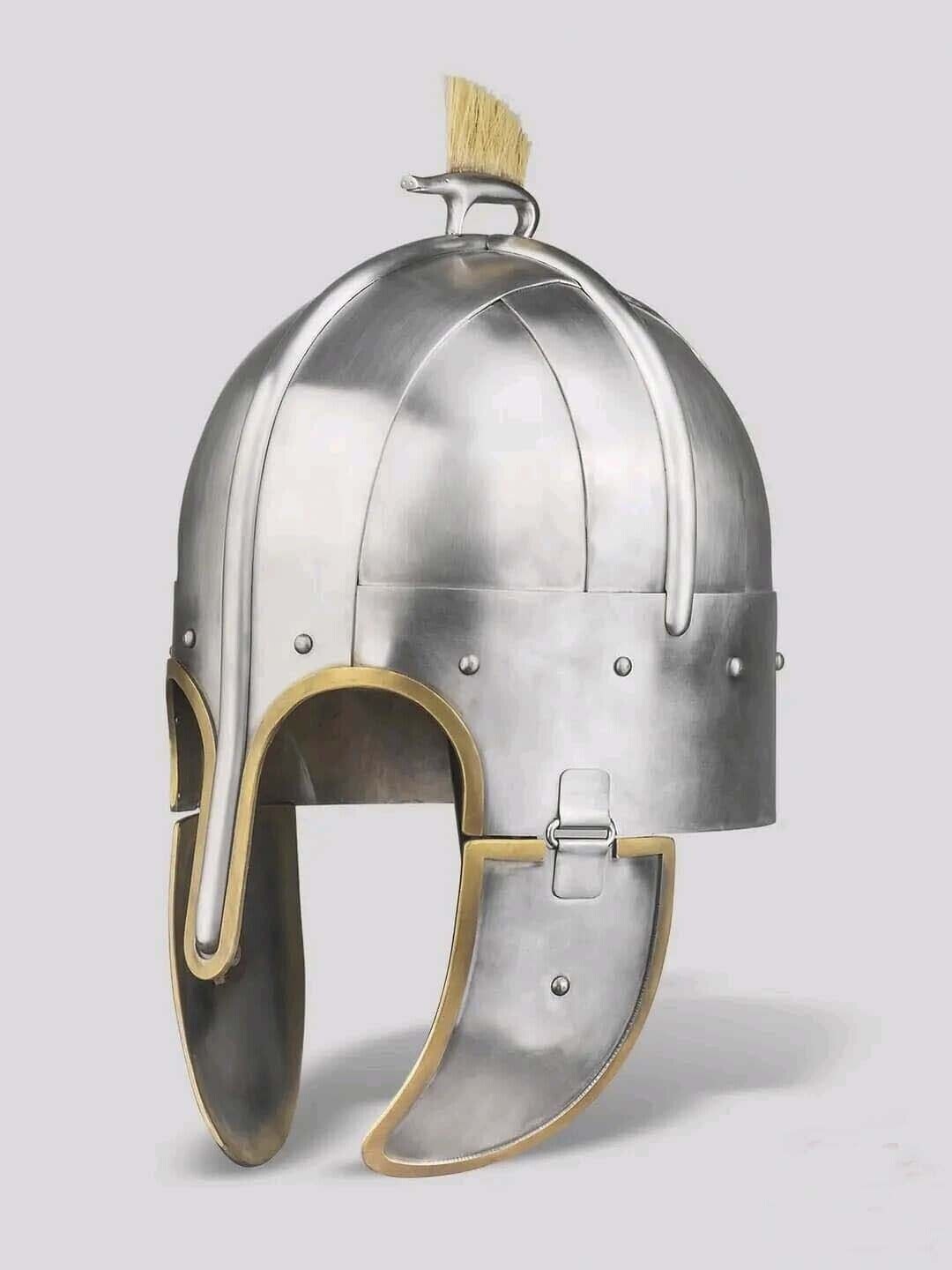 Anglo Saxon grave helmet Wollaston helmet Medieval viking helmet pioneer helmet