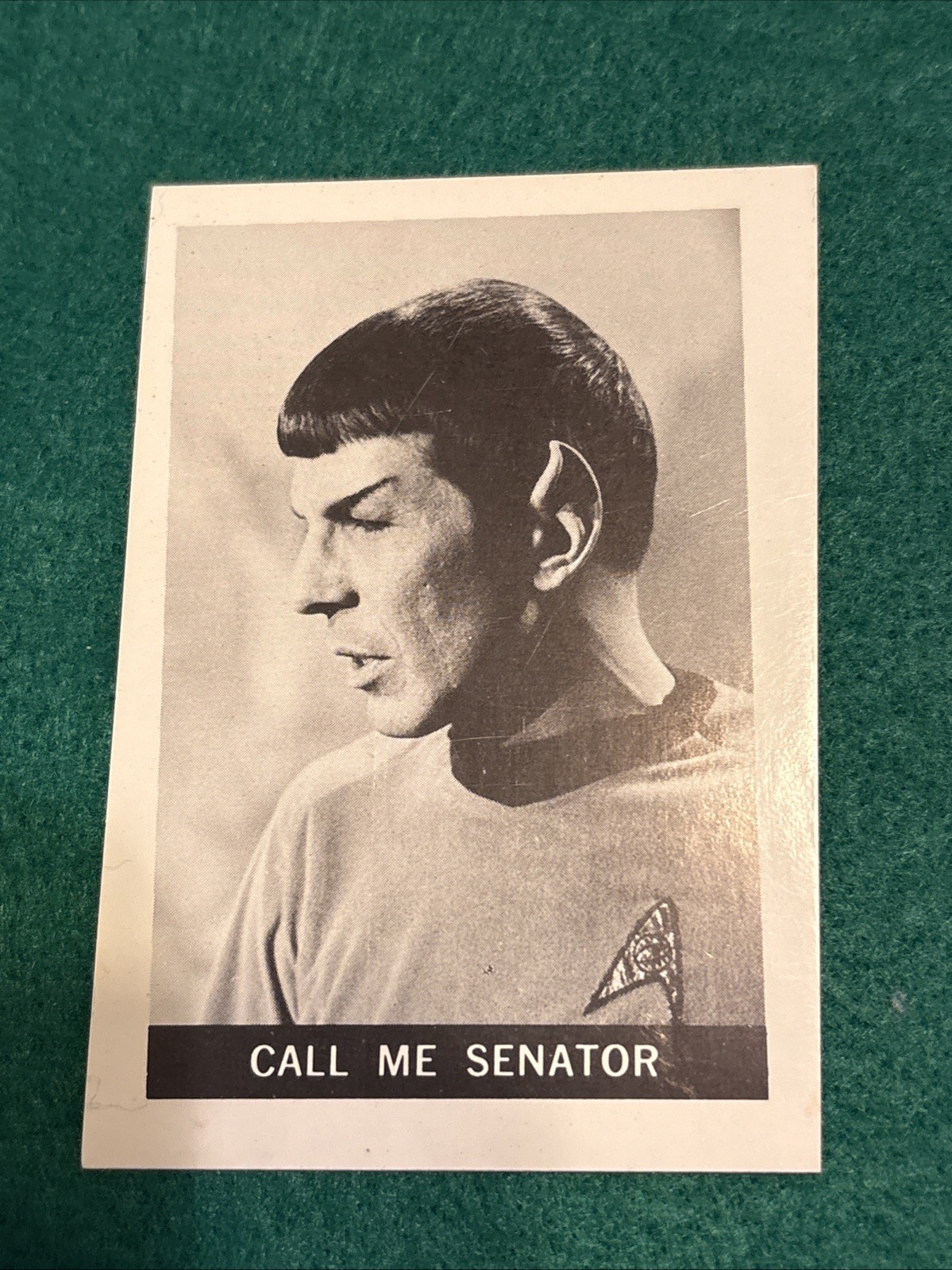 1967 Leaf Star Trek Call Me Senator Card # 48 Original Partial Set Break