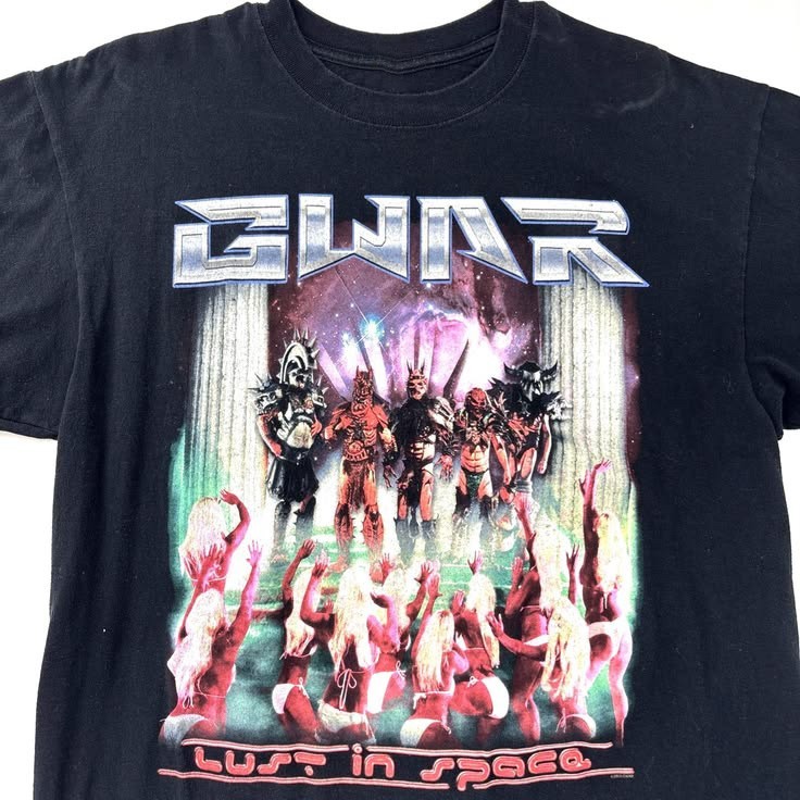 Vtg 2009 Gwar Lust In Space Anvil Band T-Shirt CLM215