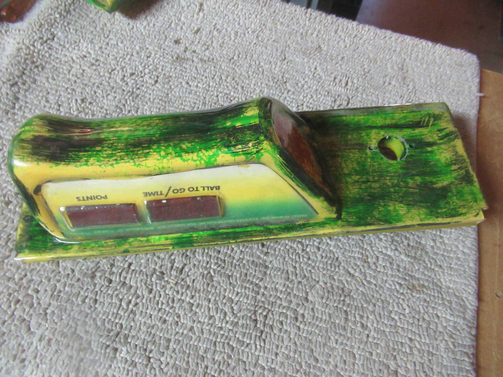 working RAPTOR CAPTOR ball time points panel with led pcb arcade game part if7