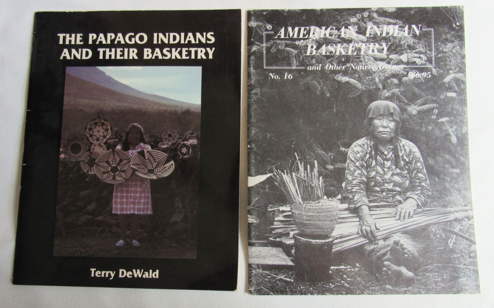 2 Papago & Northwest Coast West Indian Arts Crafts Baskets Reference Guide Books
