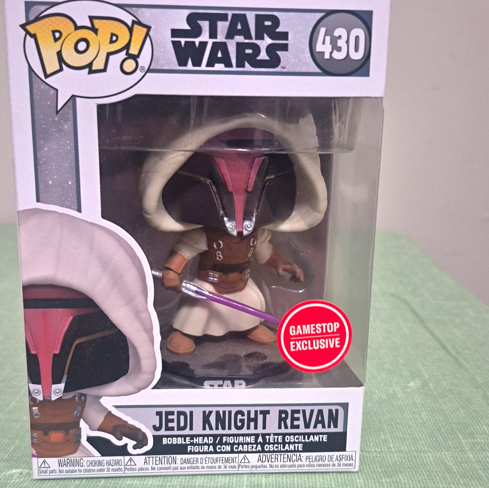 Funko Pop Star Wars Jedi Knight Revan #430 Gaming Greats GameStop Exclusive