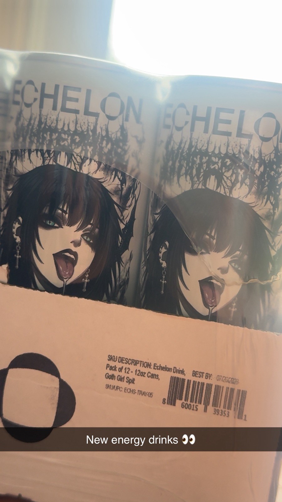 (On hand)Echelon Goth Girl Spit Energy Drink 1 Can - *Last Restock Ever*