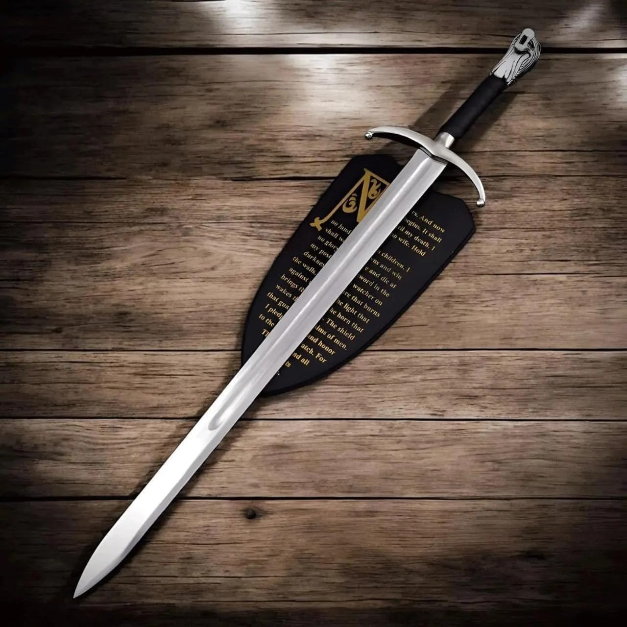 Handmade Longclaw Inspired Sword Jon Snow Style Fantasy Replica With Plaque