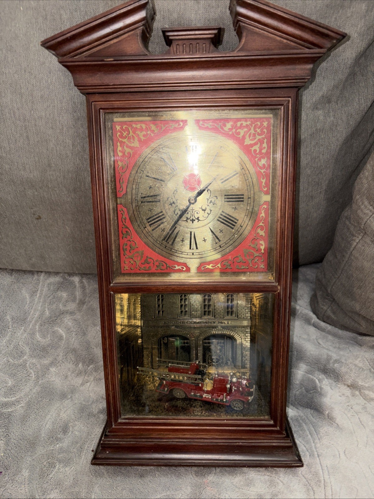 Fire Fox Mini Grandfather Clock