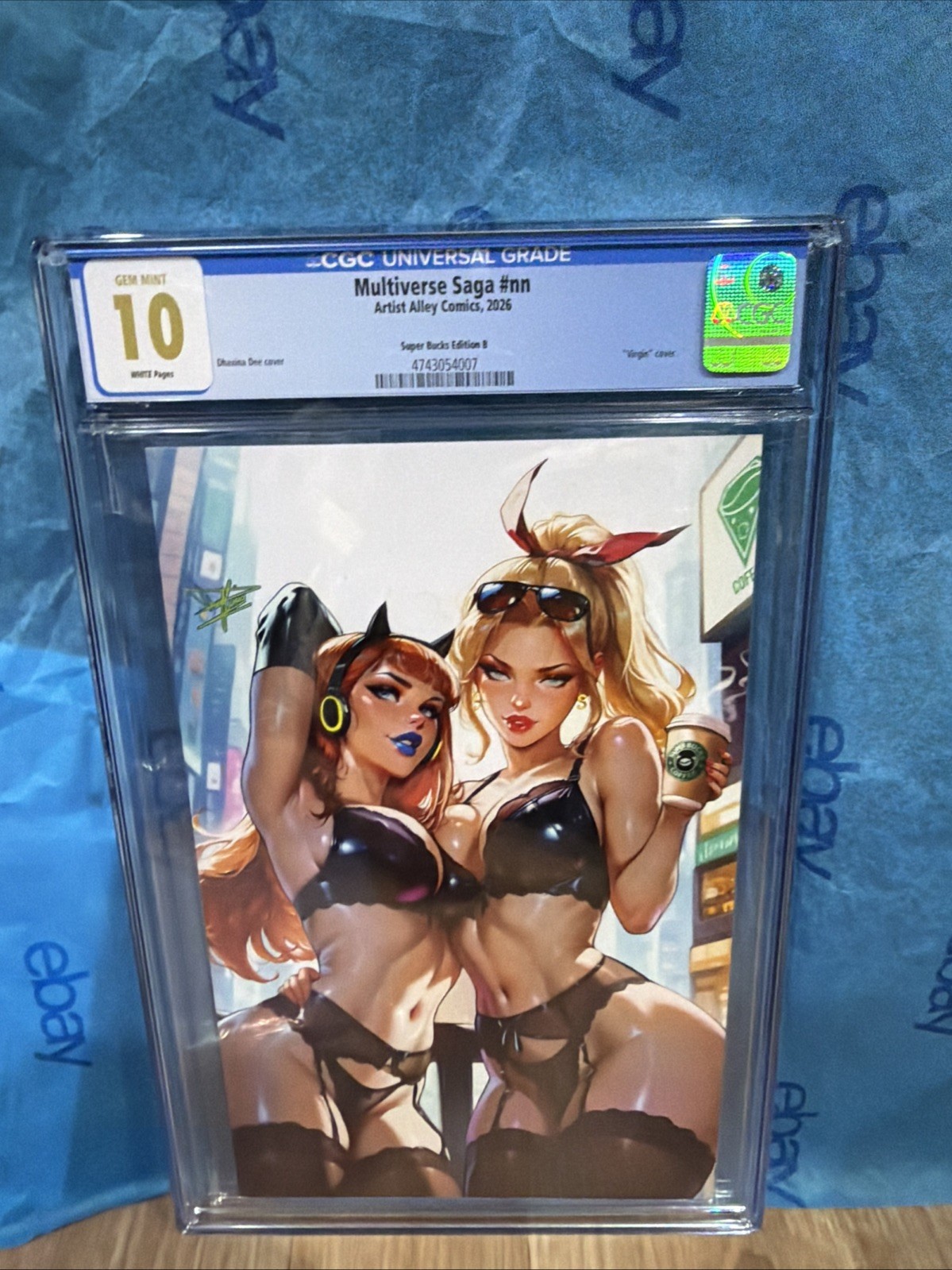 Batgirl And Supergirl Artist Alley Comics #1 Dhaxina Cover Graded Cgc 10 Not 9.8