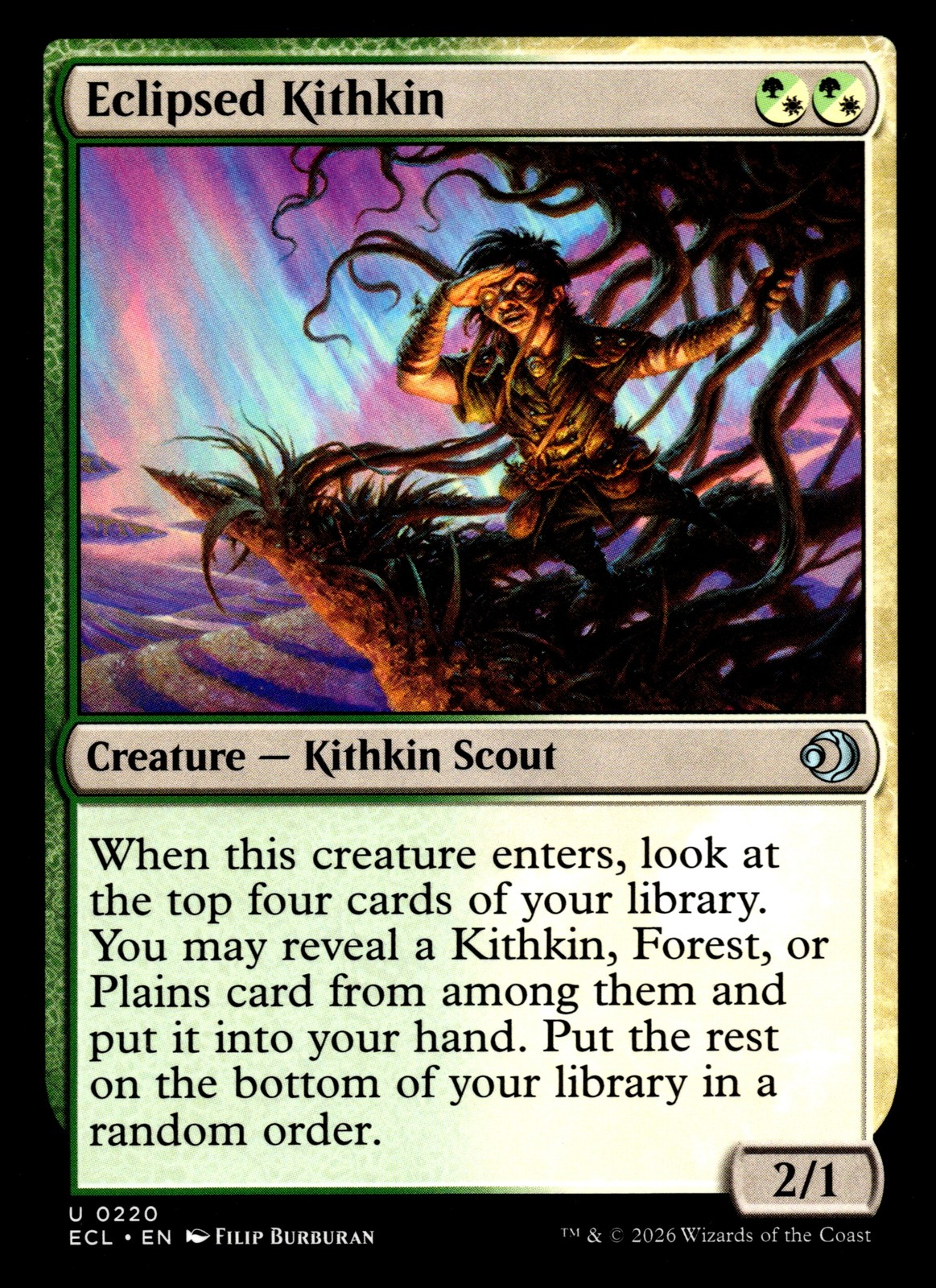 Lorwyn Eclipsed #220 Eclipsed Kithkin
