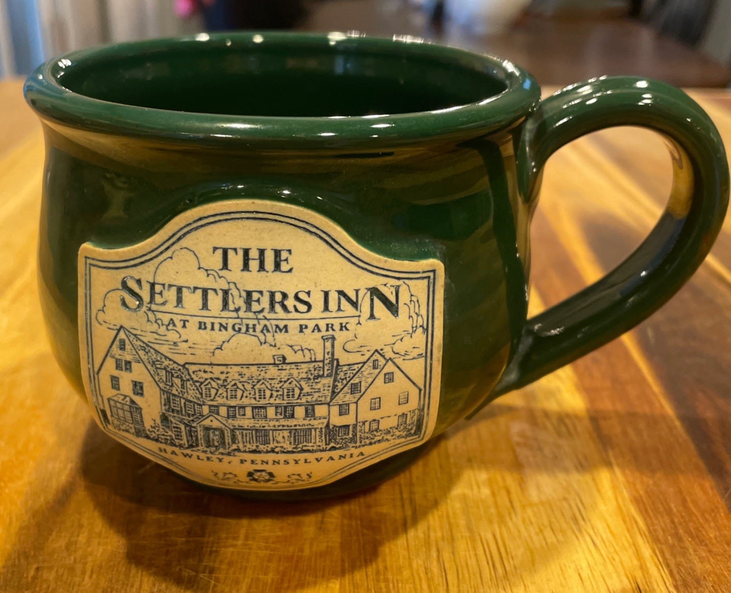 Deneen Pottery Mug The Settlers Inn At Bingham Park, Hawley, Pennsylvania, NWB