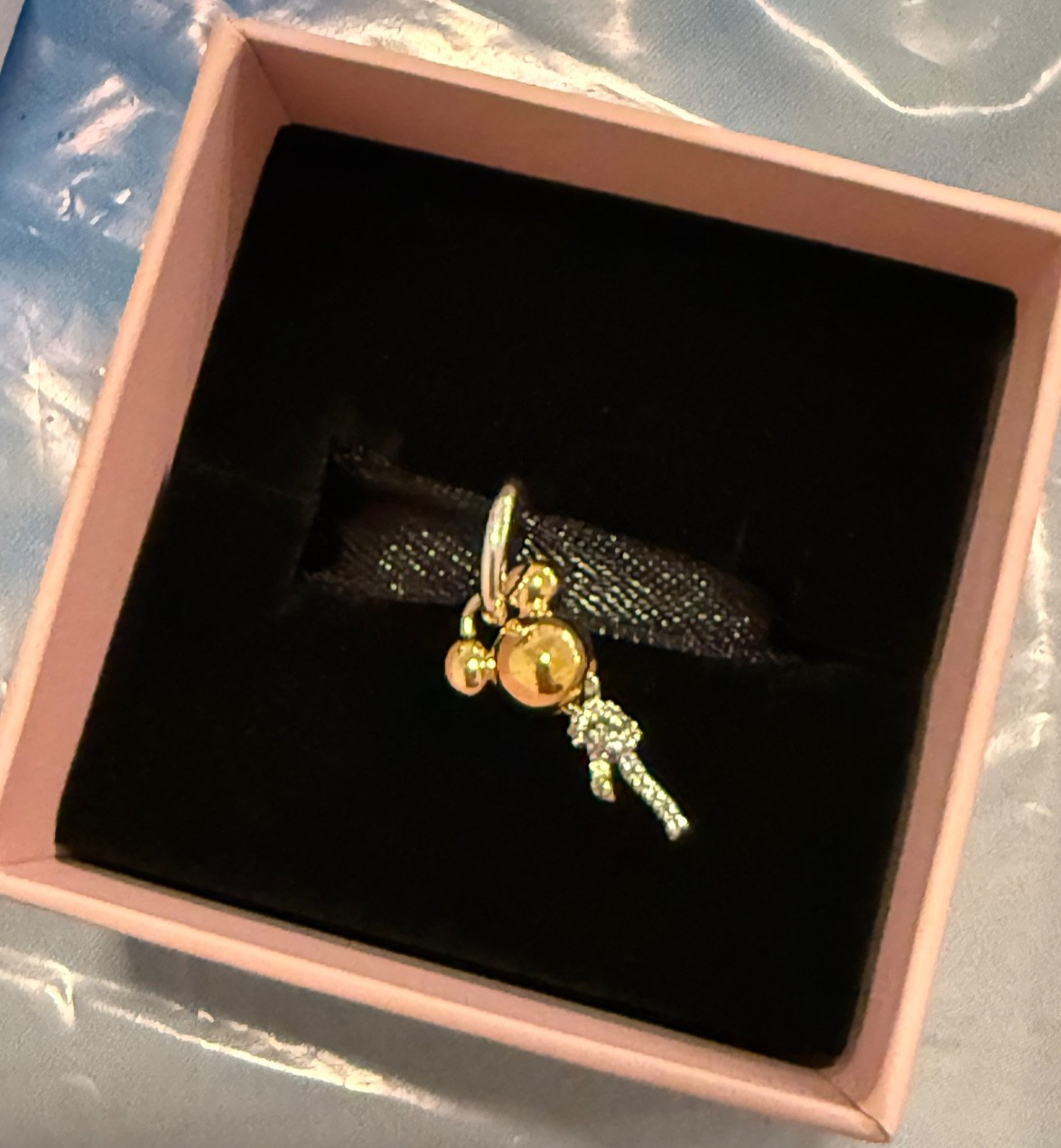 2026 Disney Parks Pandora Mickey Mouse Balloon Gold Charm NEW