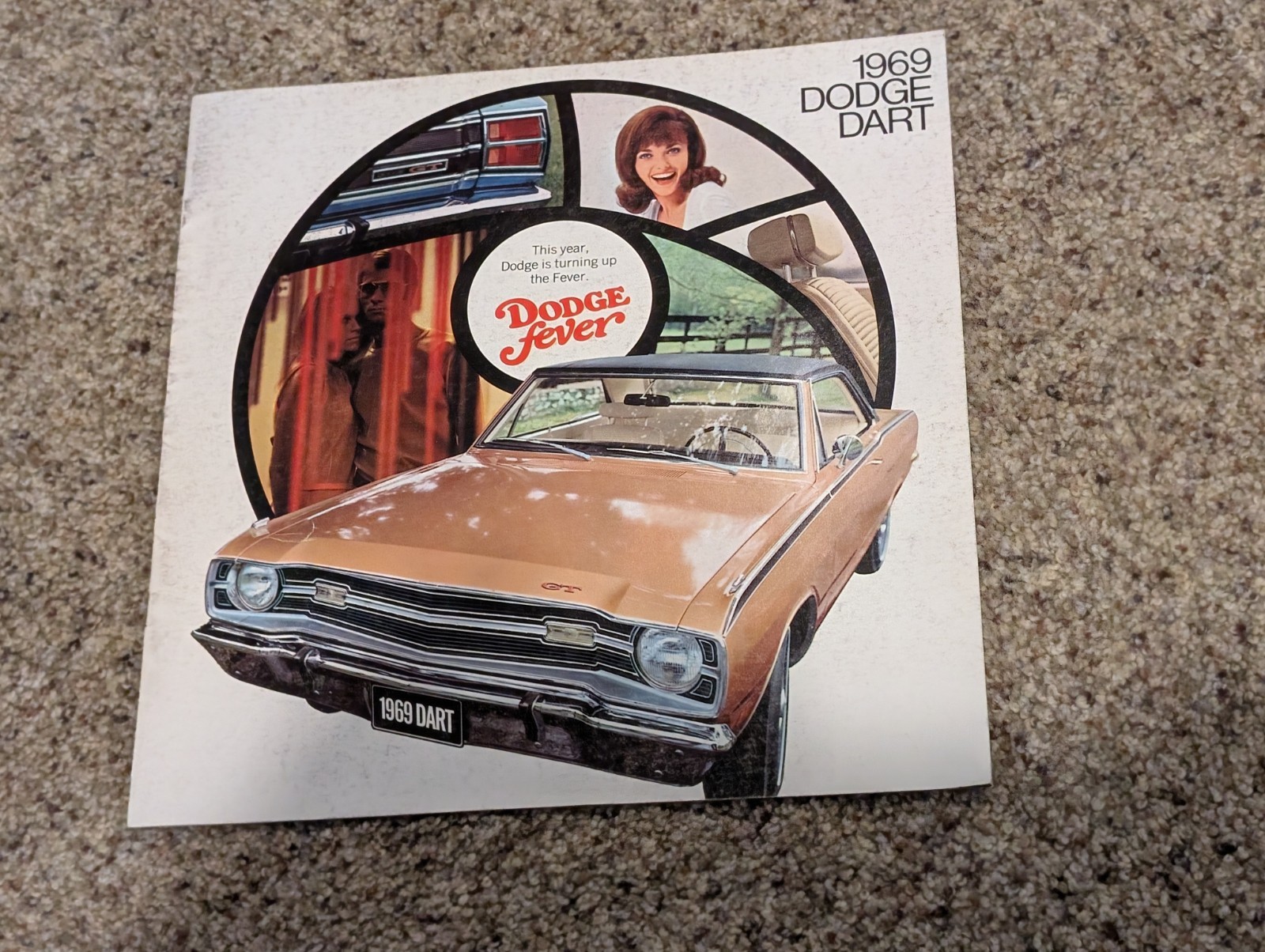 Original 1969 Dodge Dart Deluxe Sales Brochure Catalog Swinger 340 GT GTS