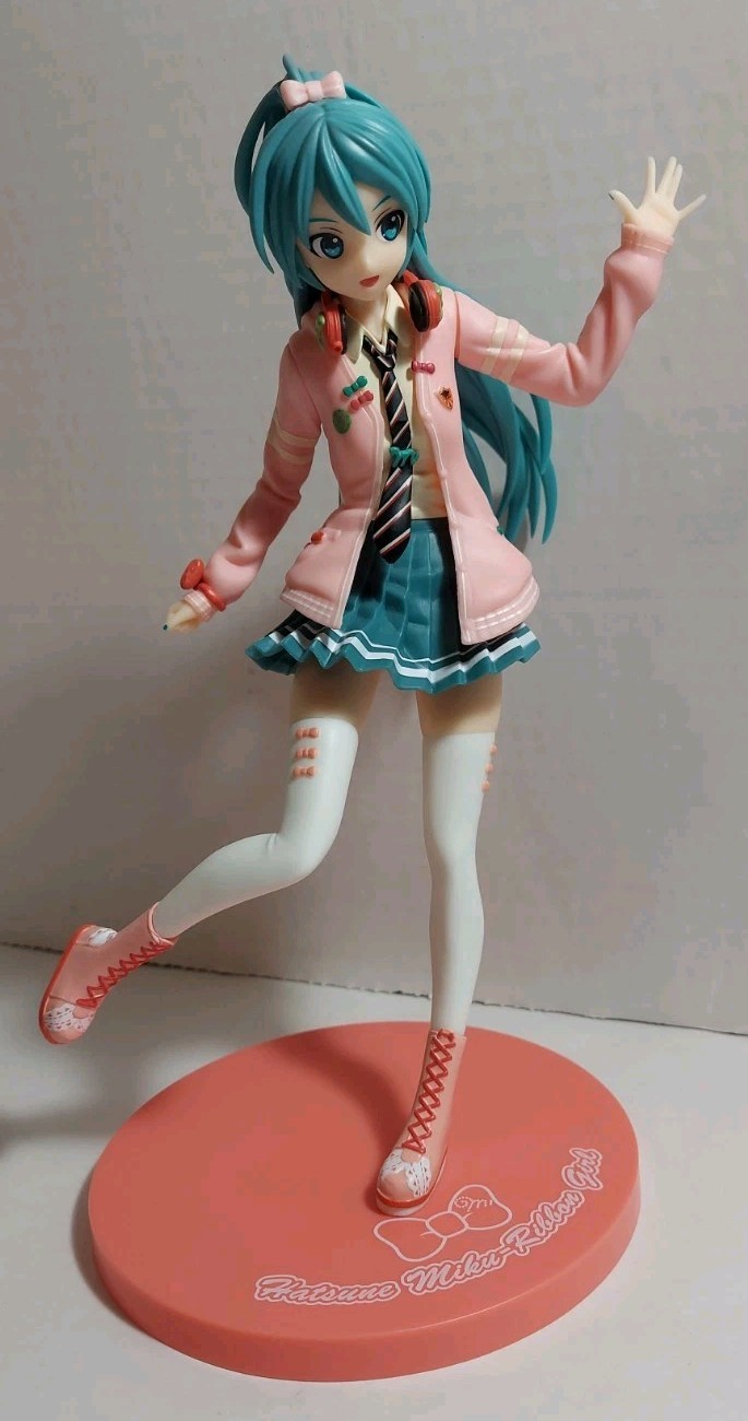 Hatsune Miku SEGA Project Diva Arcade Future Tone (Ribbon Girl) Figure Rare