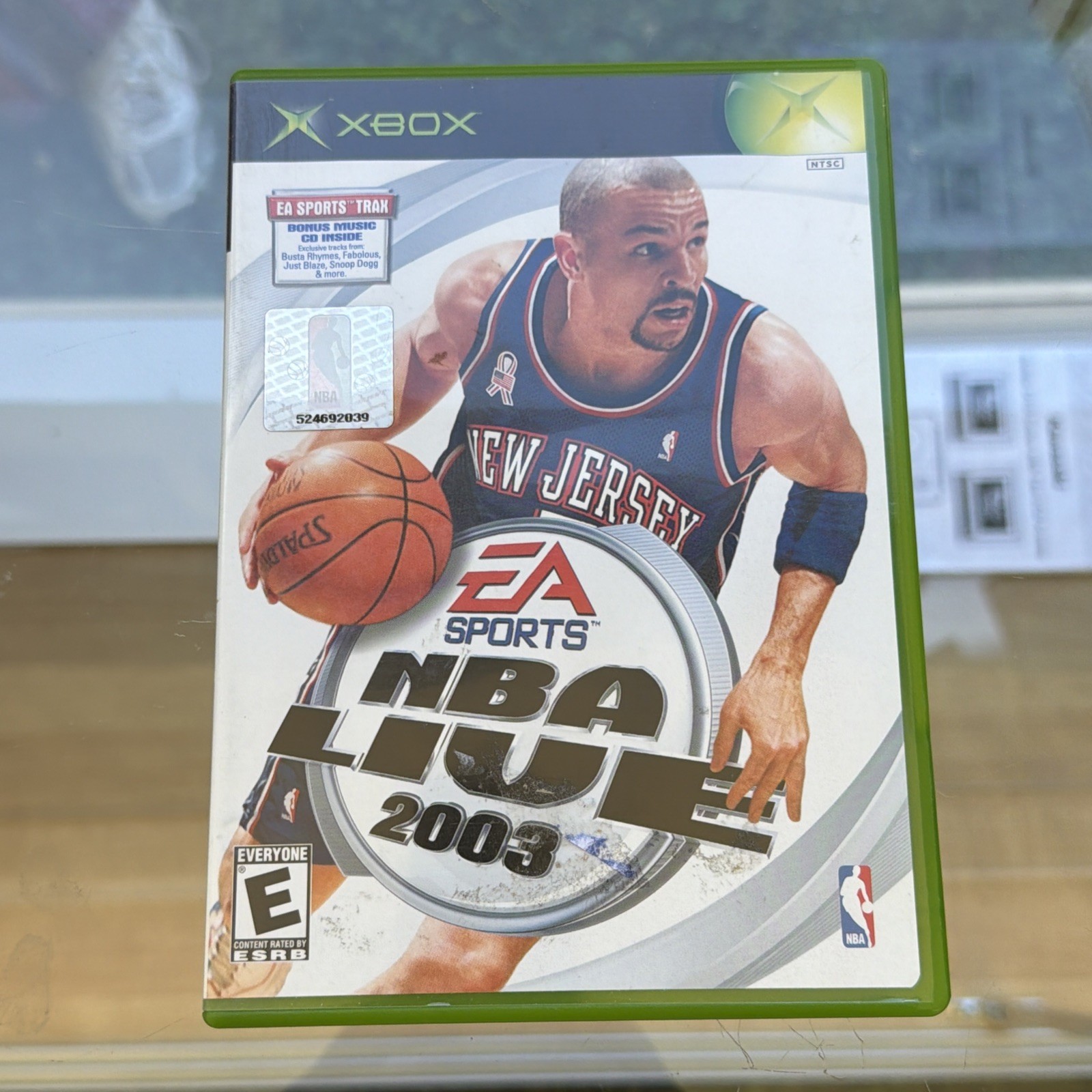 NBA LIve 2003 Microsoft Xbox Complete In Box CIB Tested Bonus CD Music EA Sports