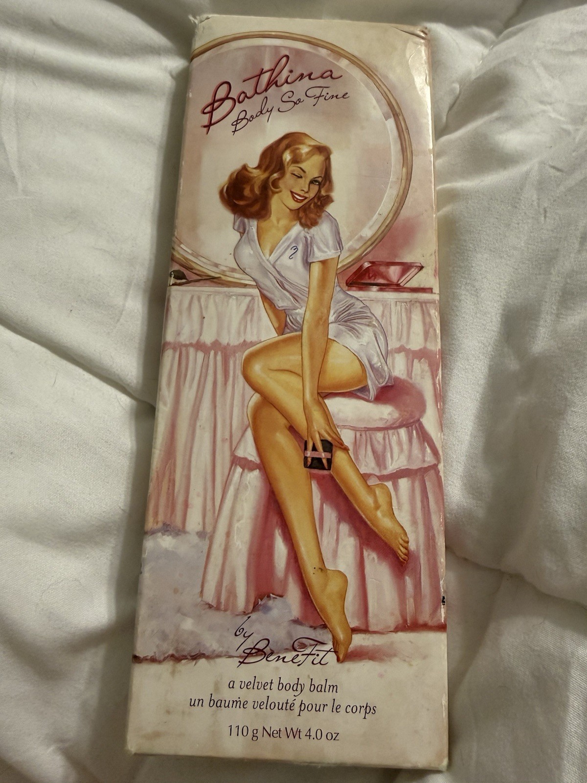 Benefit Bathina Body So Fine Velvet Body Balm NEW Sealed Vintage Rare