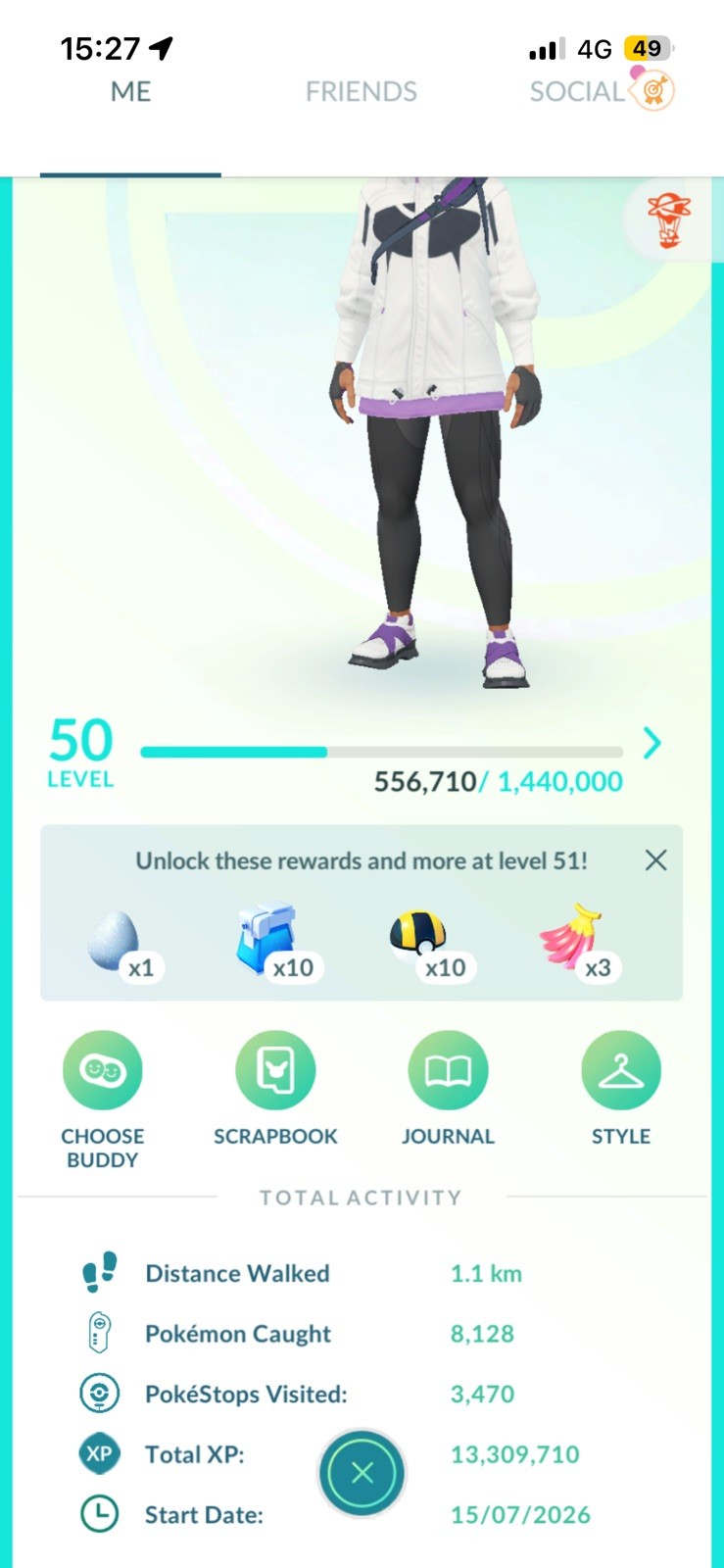 Pokémon Go Starter Acc PTC/Level 50/5 Million+ Stardust/Shinies/Ban Free ✅
