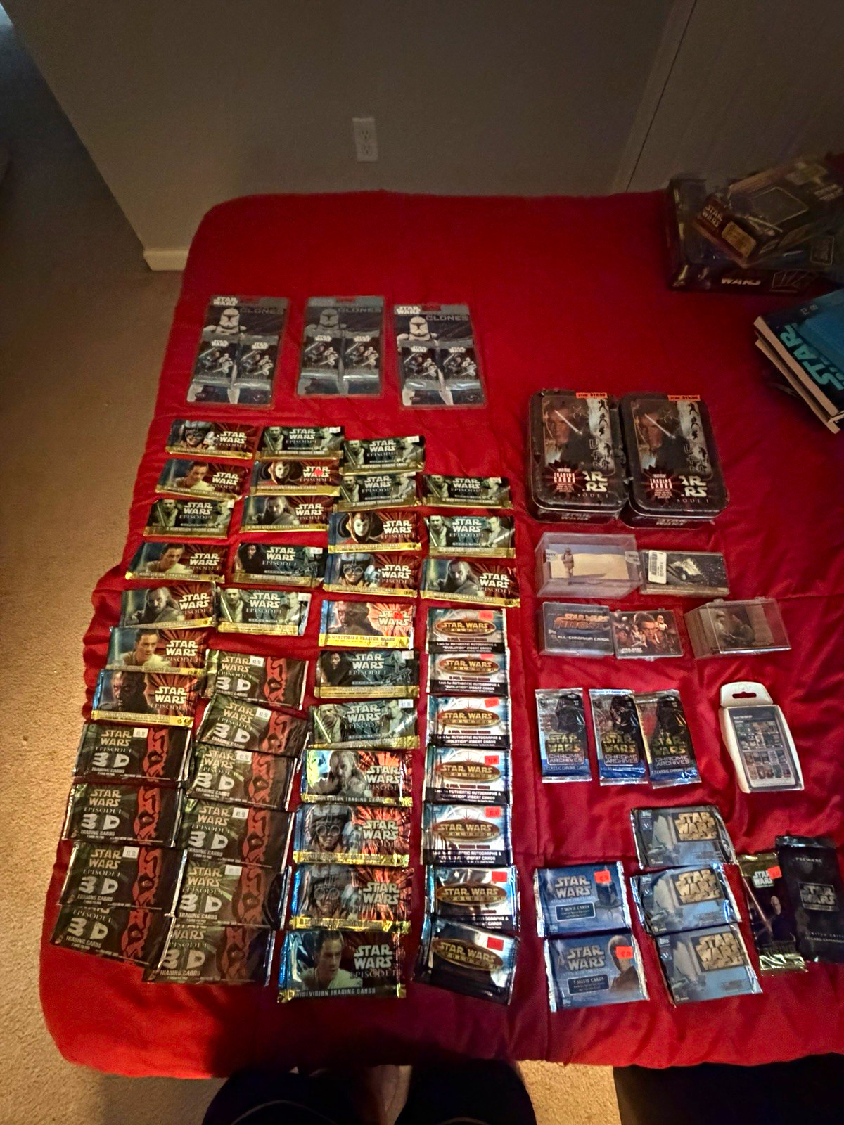 Mixture of vintage packs, all factory sealed. Will receive all packs