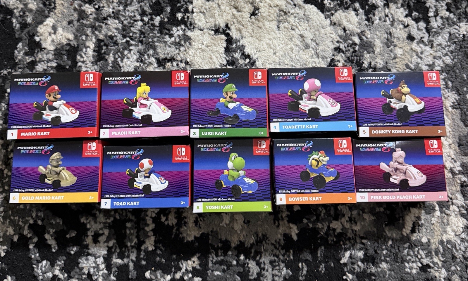 Mario Kart 8 Deluxe toys whole collection 