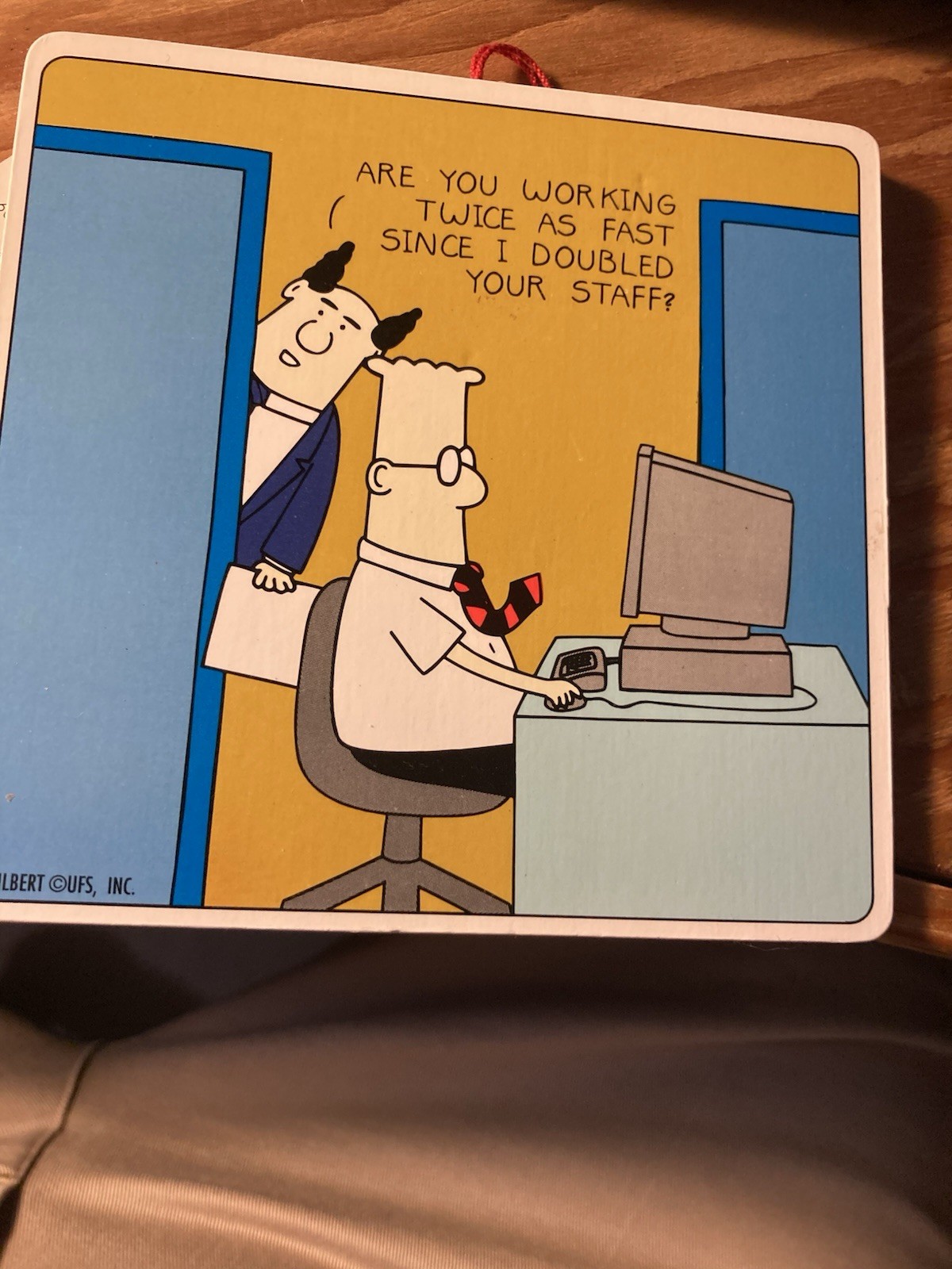 .DILBERT.  Fun For Office-Work-Desk-Cubicle-Ornament