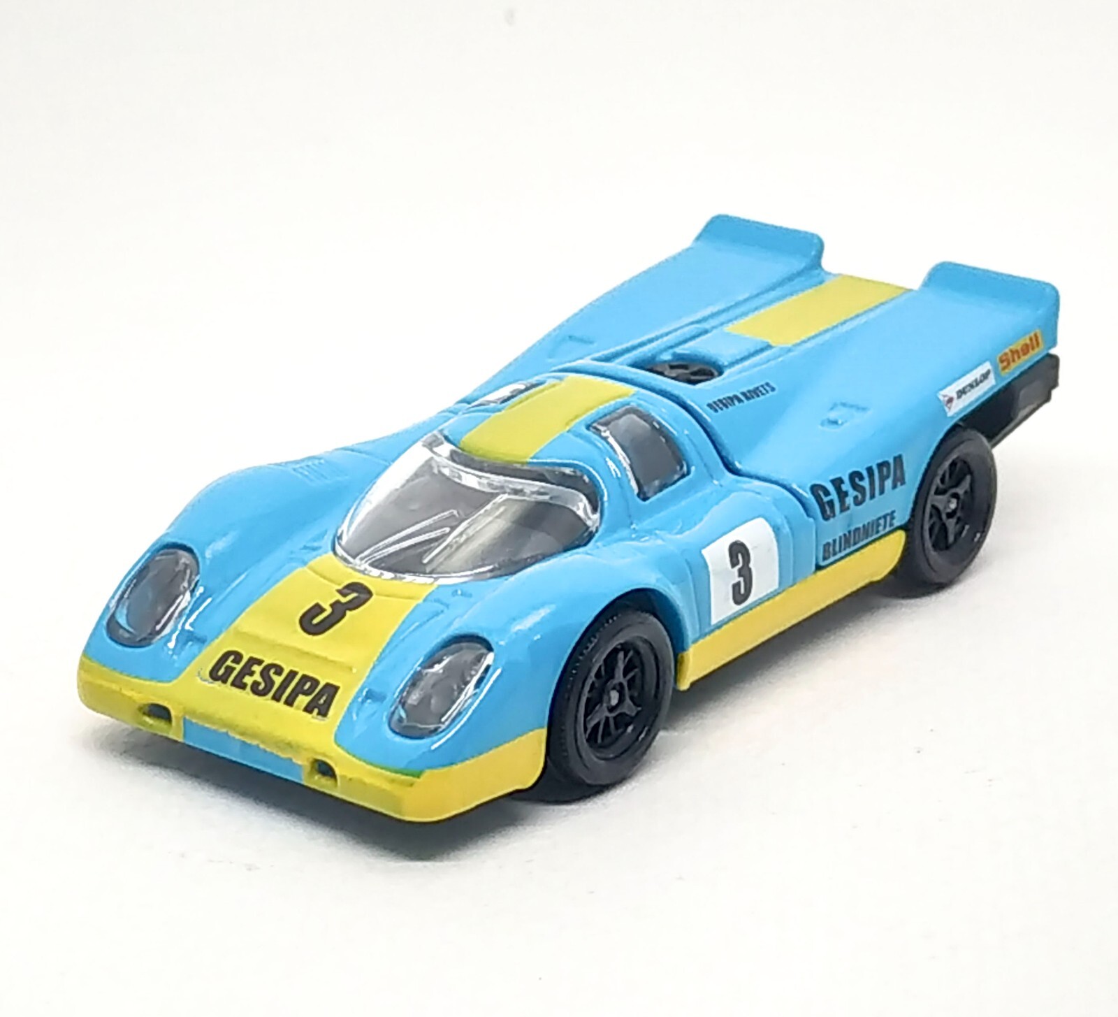 Majorette Porsche 917 KH Blue / Yellow Racing no.3 1:60 3\