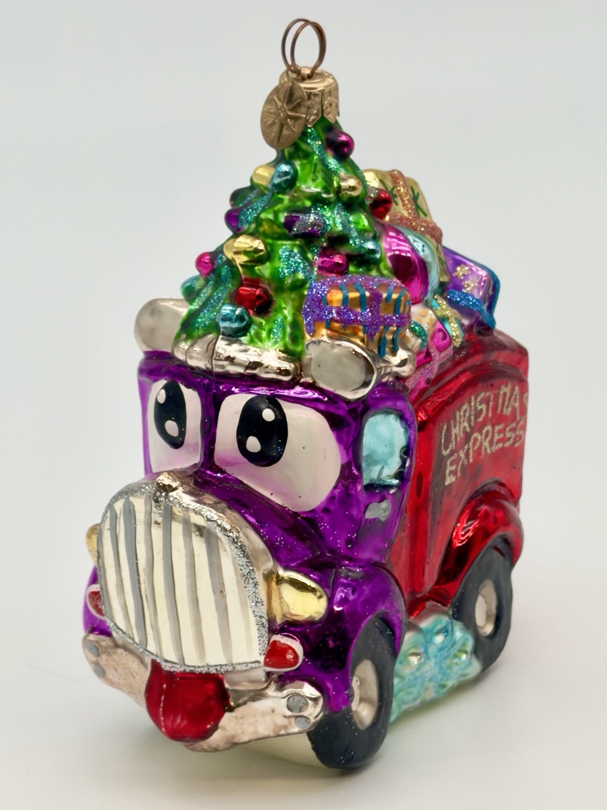 Stunning Large Vintage Christophe Radko “ Christmas Express” Christmas Ornament