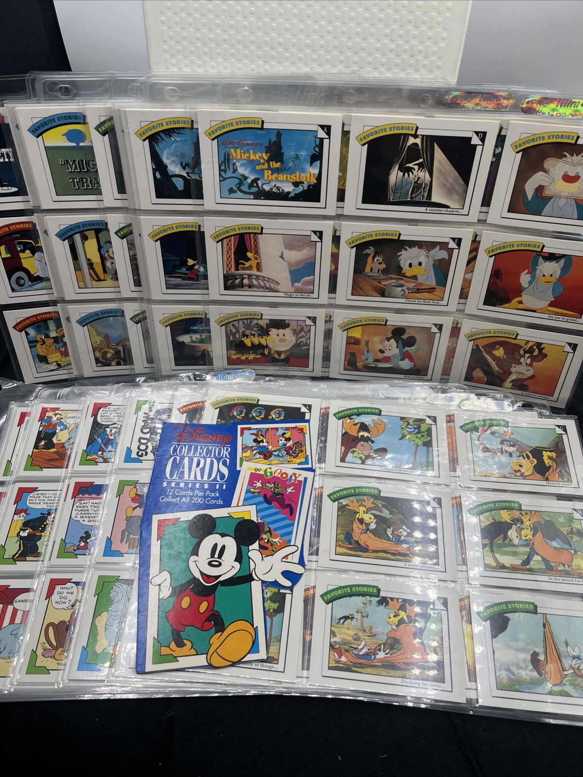 Disney Skybox Collector Trading Cards Series II 1992 Complete Set 1-200 Sleeved
