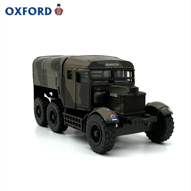 WWII Scammell Pioneer Artillery Tractor 1:76 Die-Cast Military Vehicle Model