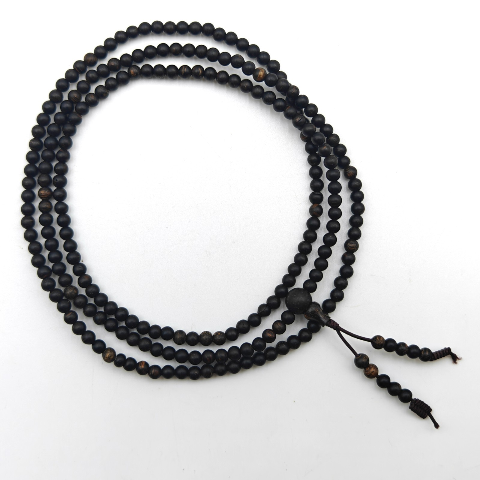 12 grams++ Rare Brunei sinking grade 4mm x 216 Beads Agarwood Prayer Mala Beads