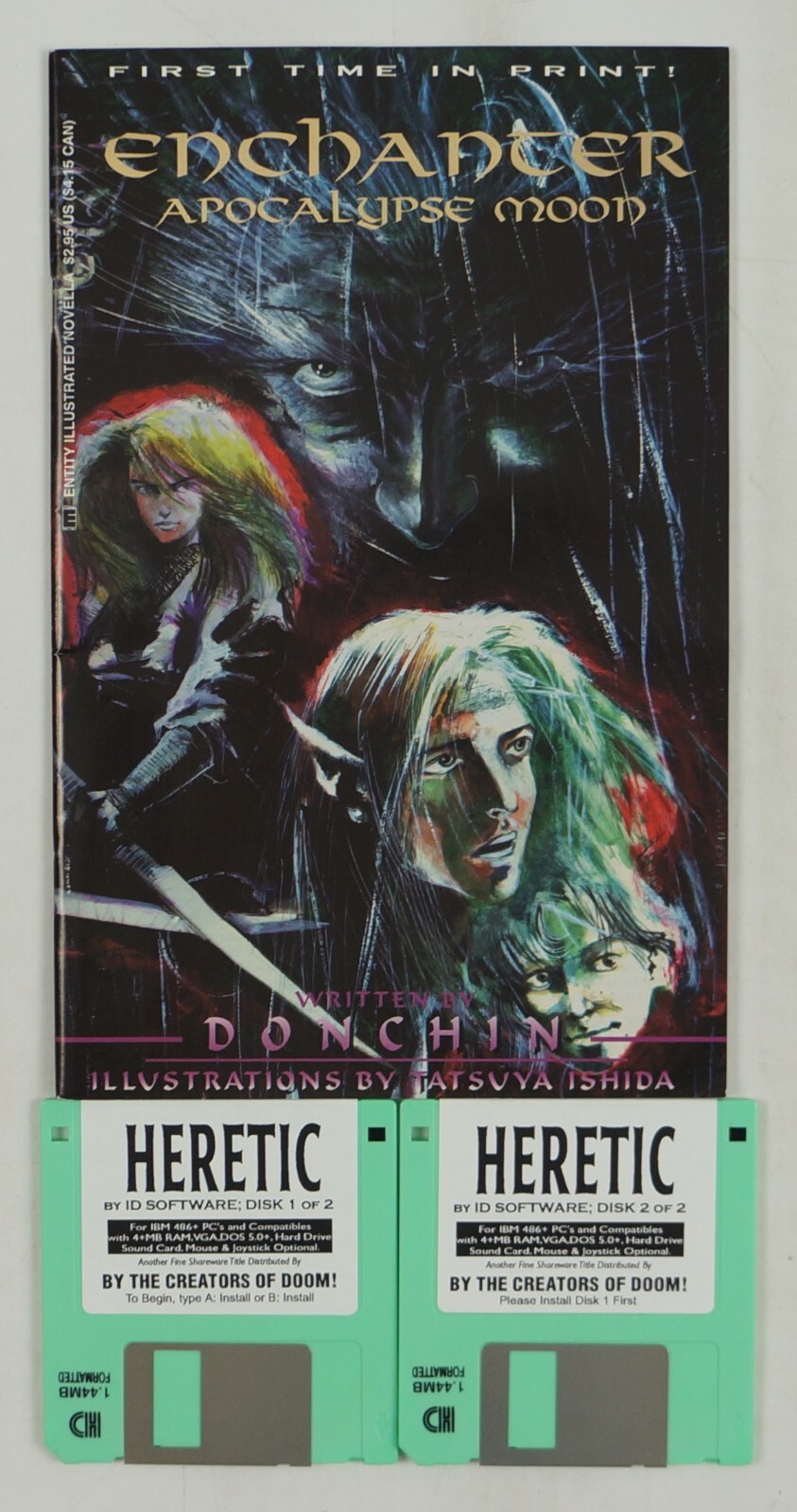 Enchanter: Apocalypse Moon / Heretic Bundle Pack with video game from DOOM team