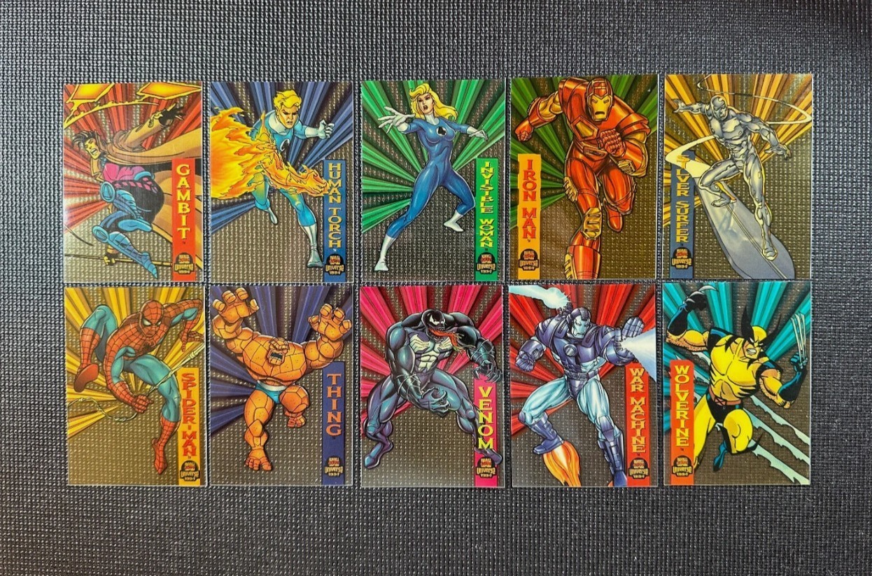 1994 Marvel Universe - Suspended Animation - Complete Set Of 10