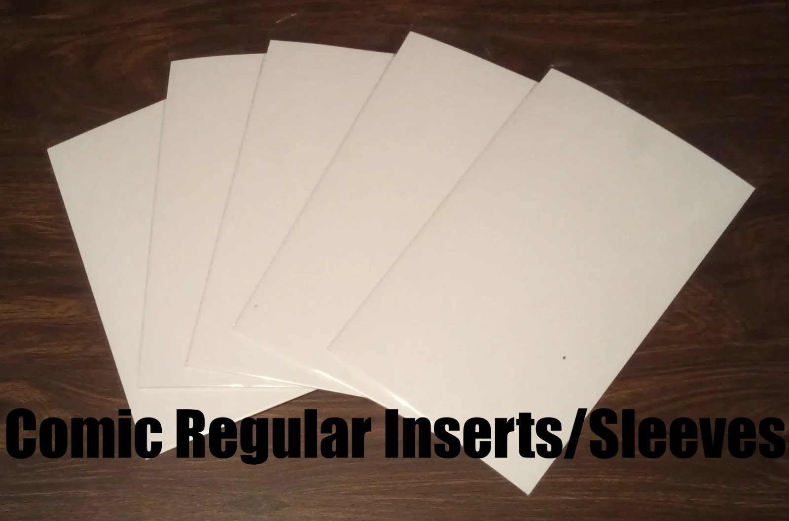 Resealable Comic Book Sleeves & Cardboard Inserts (20 Count)