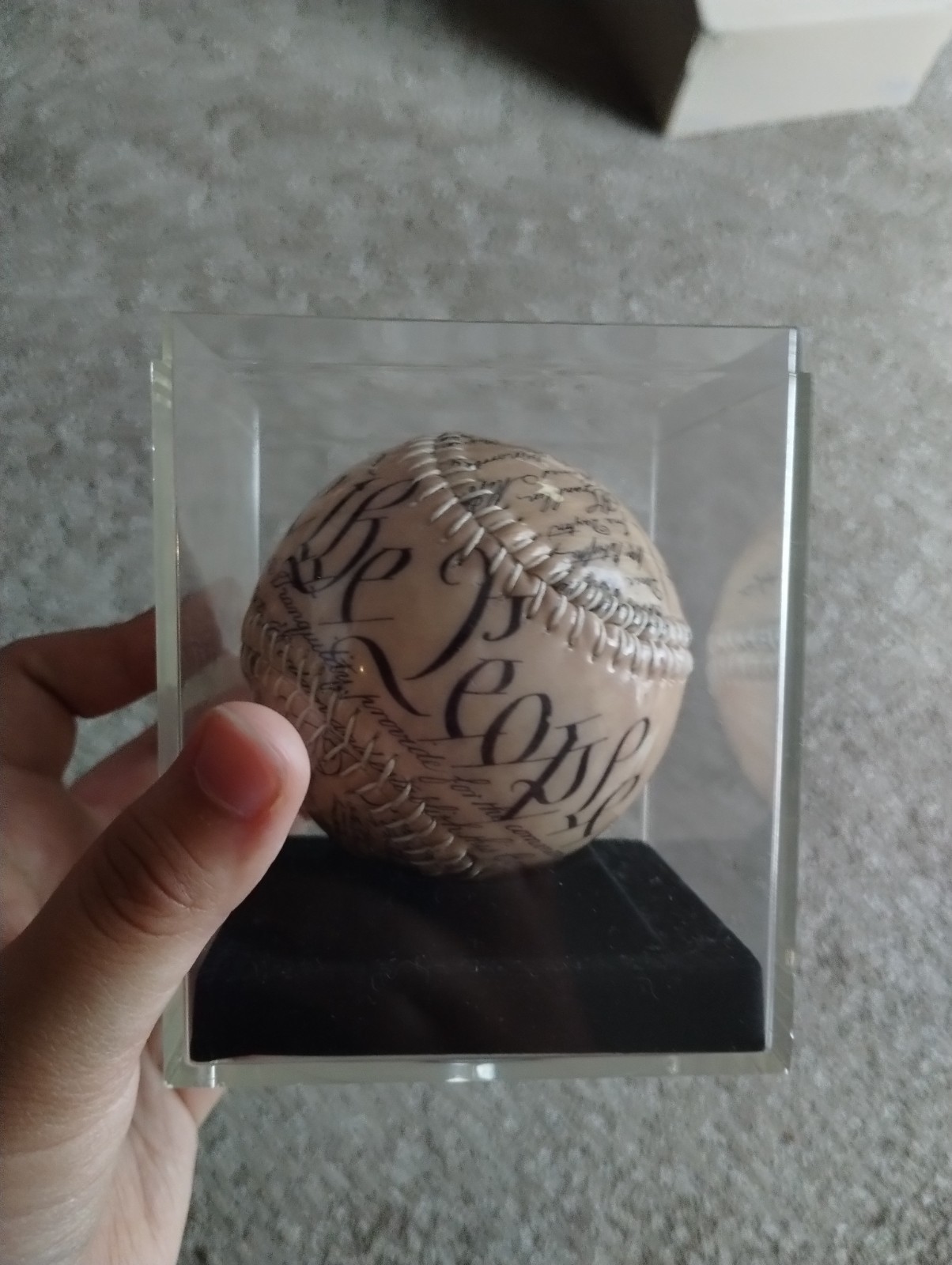 National archives U.S constitution 'We the people' souvenir collectible baseball
