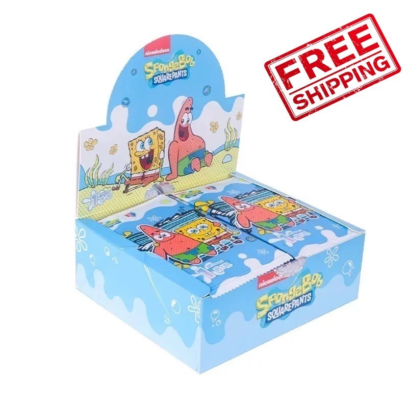 KB SpongeBob Card Mystery Box – 36 Packs Sealed Trading Cards Collectible