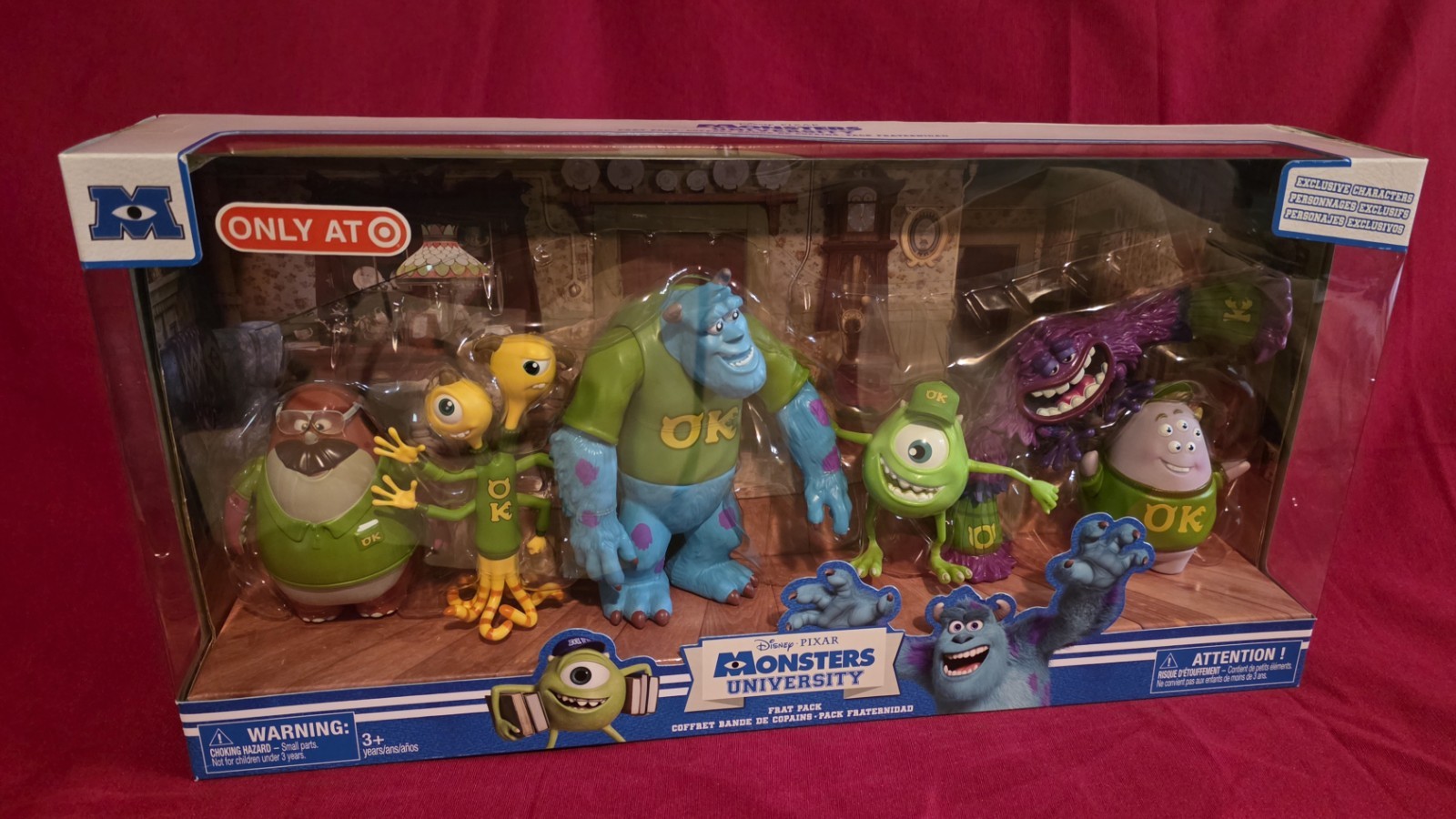 ▰▰RETIRED▰2013▰RARE▰Disney Pixar Monster University Frat Pack▰Target Exclusive