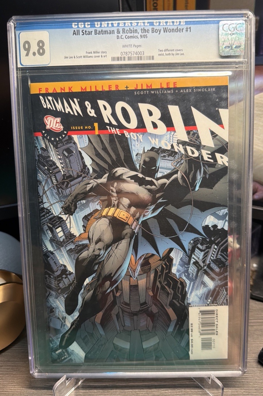 💫 CGC 9.8 All Star Batman & Robin The Boy Wonder #1  2005 Frank Miller, Jim Lee