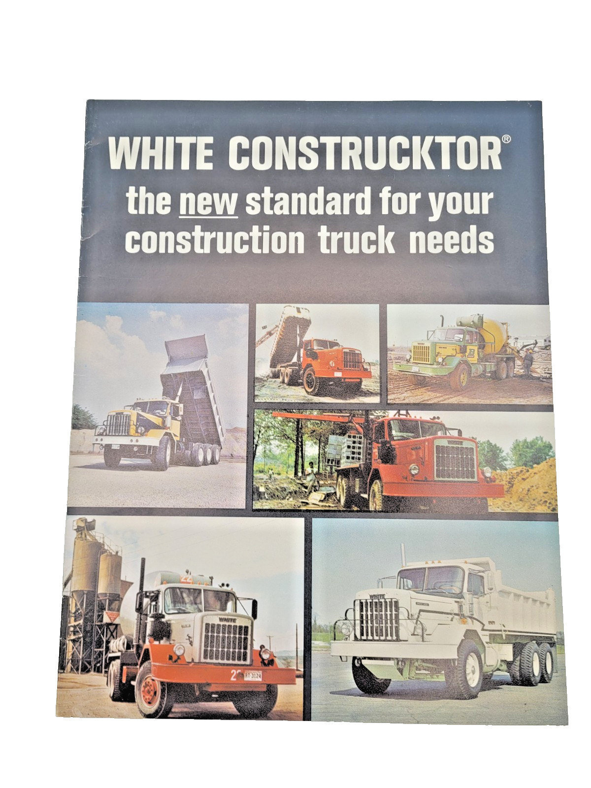 1971 White Motor Co Constructor Truck Brochure Heavy Duty Semi Vintage