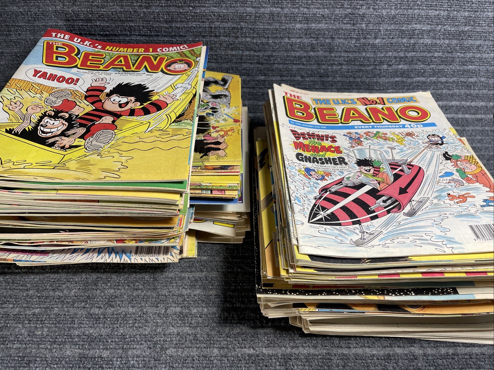 (270+) Vintage The Beano Weekly UK Comics 1990's Issues Huge Book Collection LOT