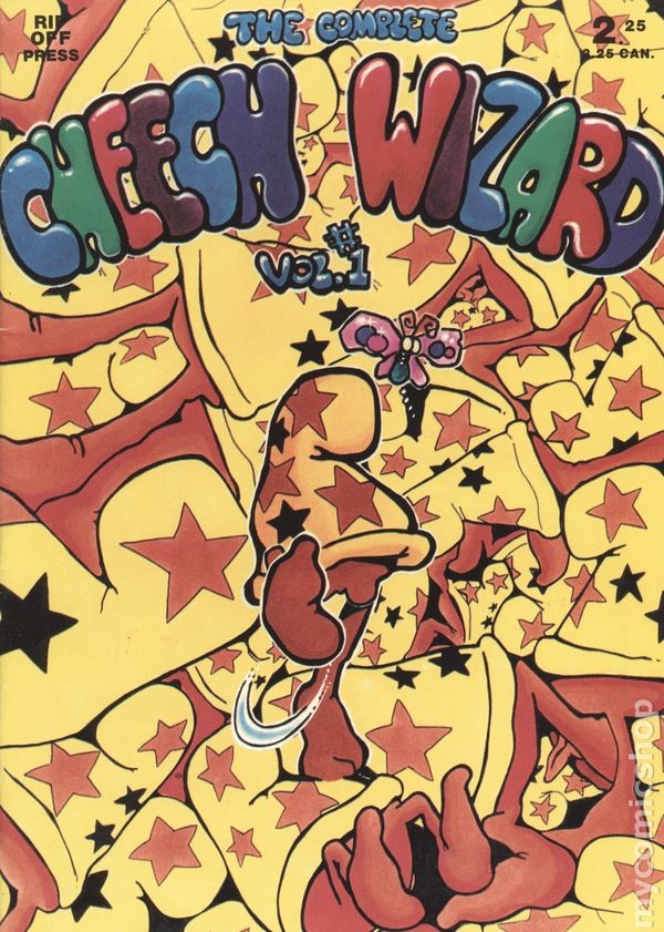Complete Cheech Wizard #1 VG+ 4.5 1986 Stock Image Low Grade