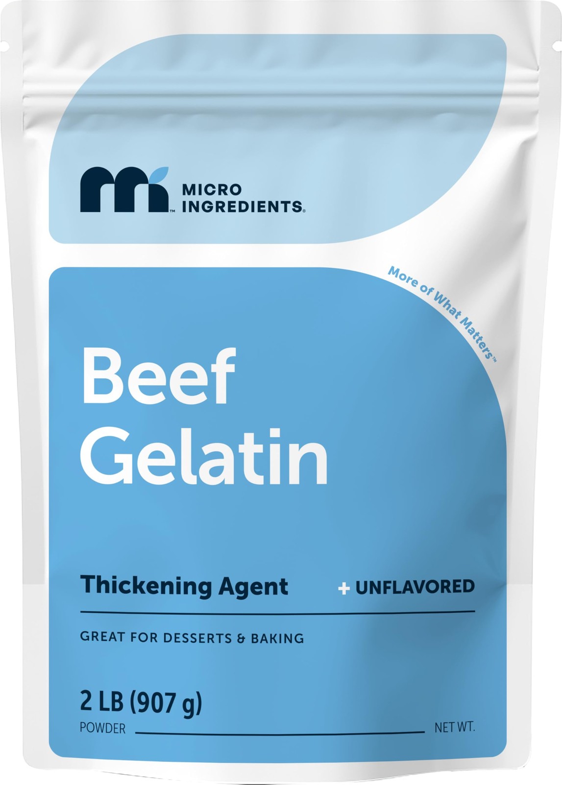 Beef Gelatin Powder, 2lb (32oz) | Premium Source from 32 Ounce (Pack of 1)