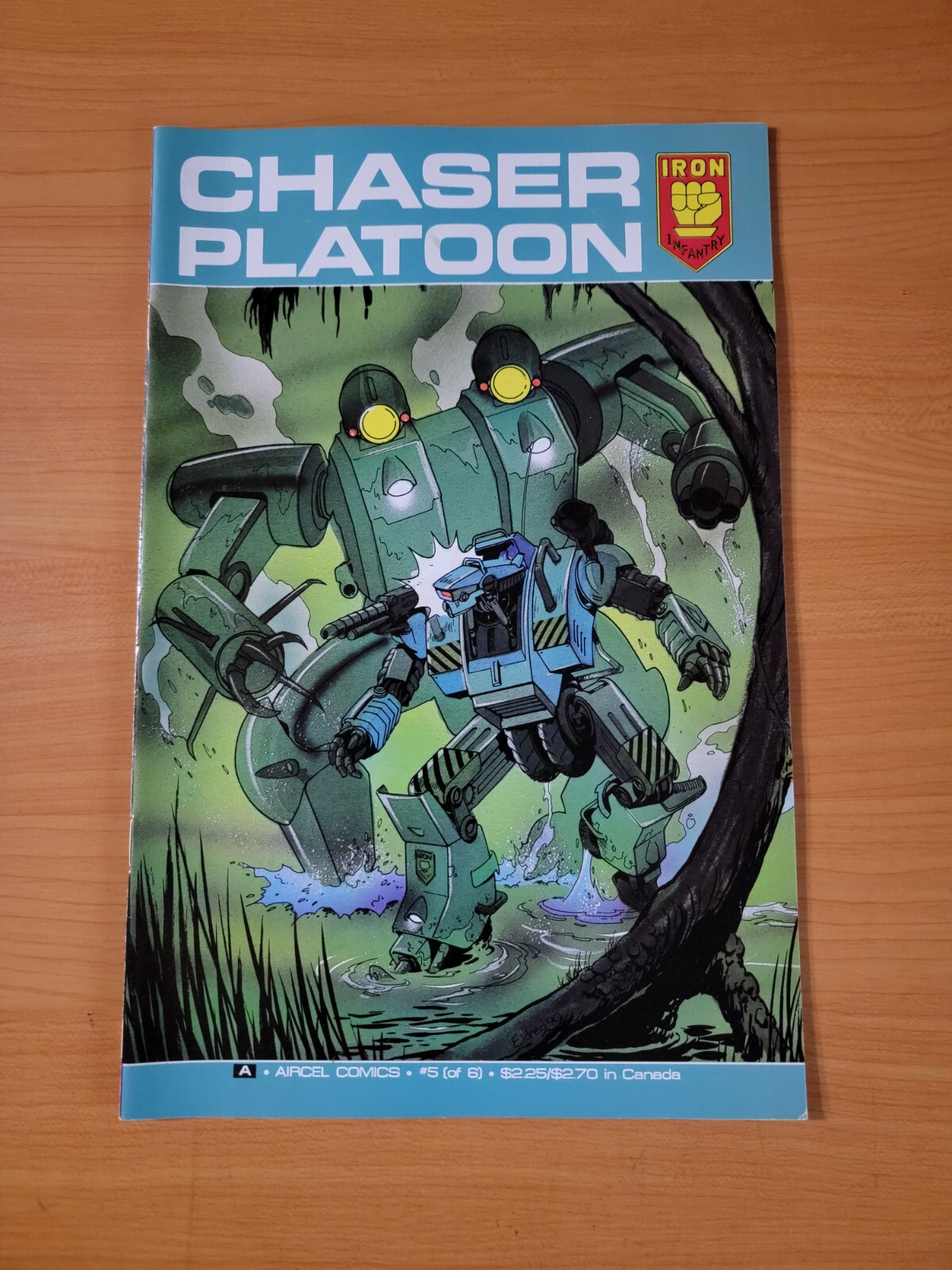 Chaser Platoon #5 Mechwarrior ~ NEAR MINT NM ~ 1991 Aircel Comics