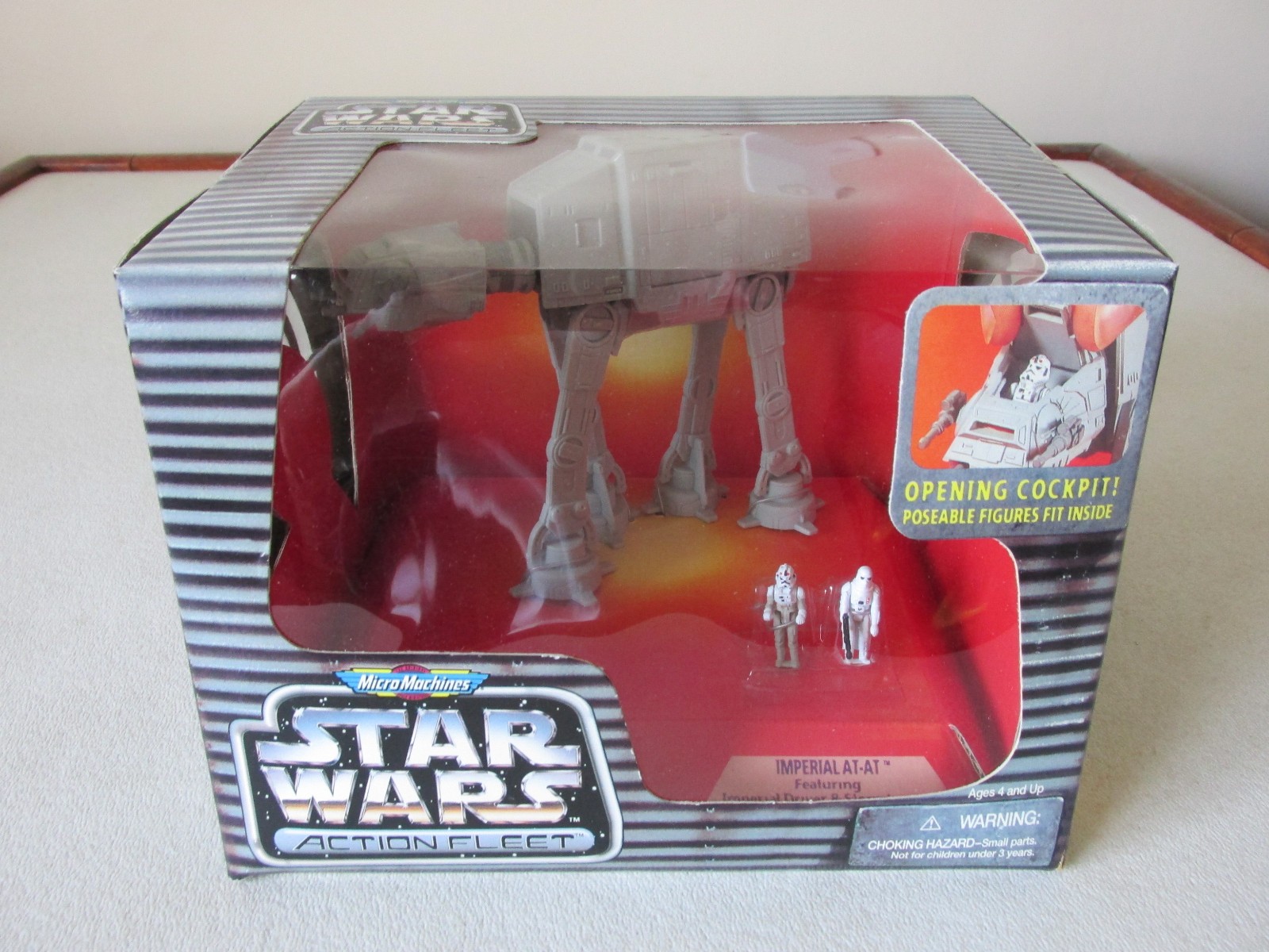Star Wars Micro Machines Action Fleet Imperial AT-AT Galoob 1995 Sealed Box