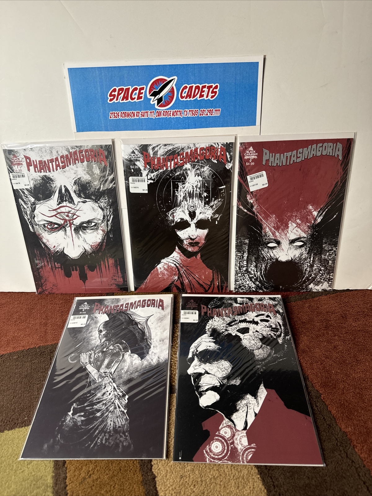 Phantasmagoria 1-5 Lot Run Black Caravan Comics